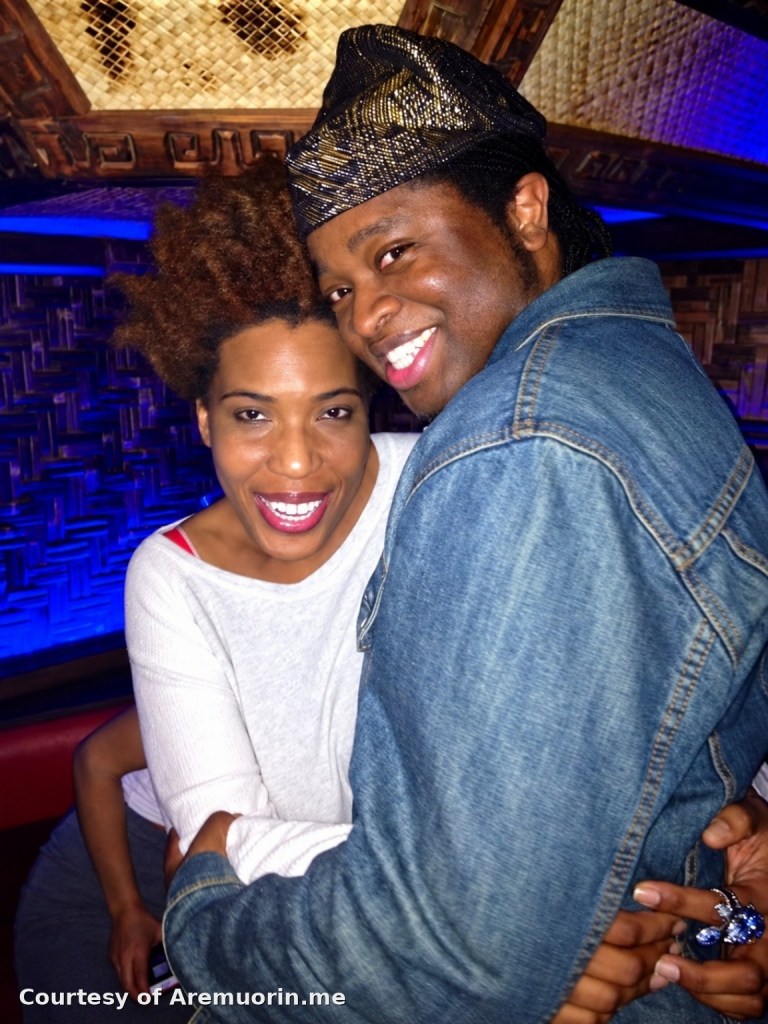 Macy Gray with Aremuorin in London