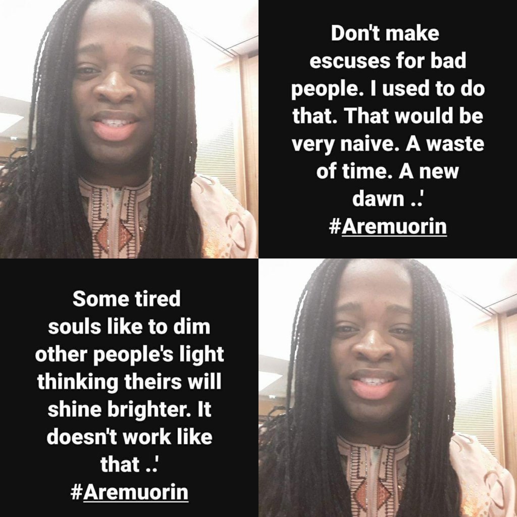 Aremuroin - Dont make escuses for bad people