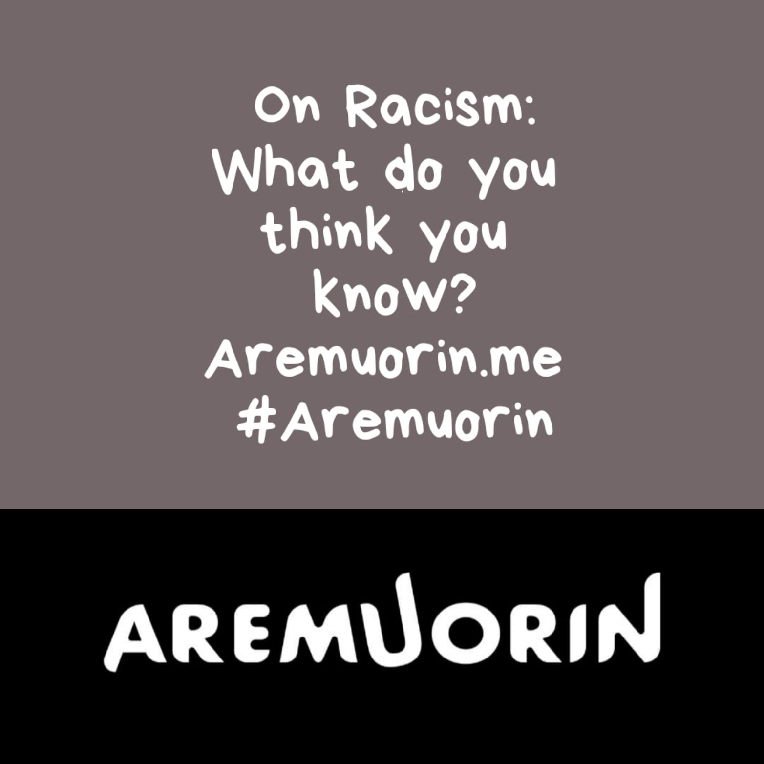 On Racisimm - Aremuoirn