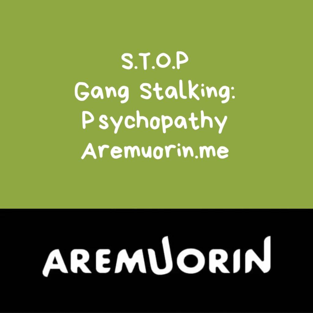 Gang Stalking – #In14Ways #Gangstalking #Narcissism #Aremuorin