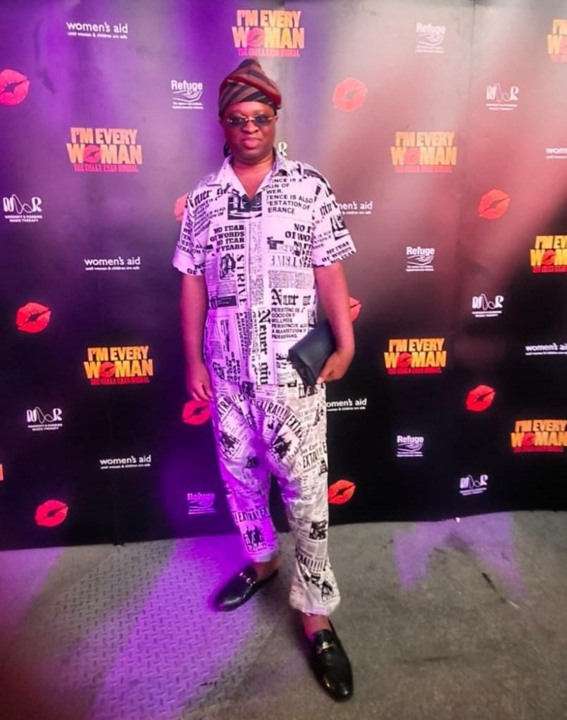 Aremuorin at I’m Every Woman: The Chaka Khan Musical starring Alexandra Burke in London