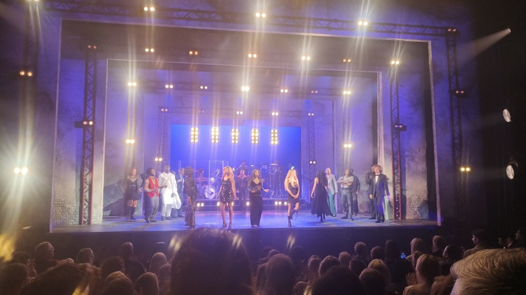 Cast of I’m Every Woman: The Chaka Khan Musical on stage at Troubadour Wembley Park Theatre
